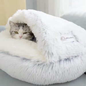 Niche bien-être MiauNap</h1><p class="subtitle"><b>Soulagez l’anxiété de votre chat tout en prenant soin de ses articulations. Une niche conçue pour son bien-être.</b></p> photo review